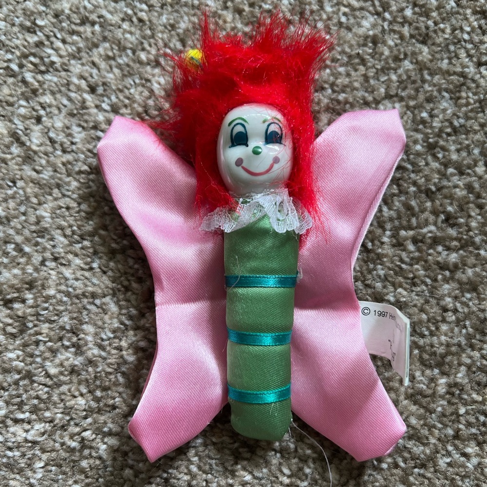 *6 for $10* Vintage 1997 Heimann Humbug HP 103 Bean Bag Sand Plush Ceramic Face